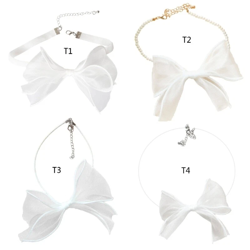 White ribbon hotsell choker