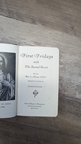 FIRST FRIDAYS WITH THE SACRED HEART - L Nauer 1937 Parsons Kansas Aurora Ill - Picture 5 of 10
