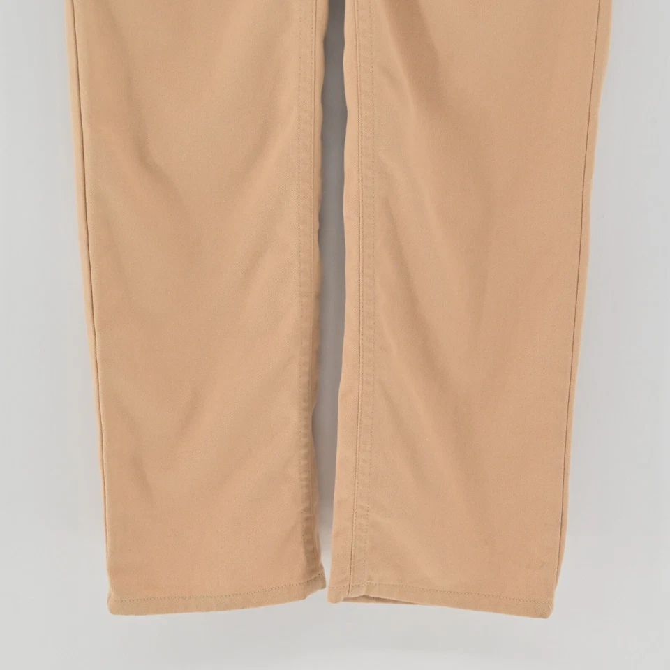 Jeans feminino ESCADA tamanho 34 esporte cintura alta skinny stretch jeans bege - Imagem 4 de 4