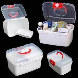 Medizinbox Sortierkasten für Medikamente Organizer Erste Hilfe Box