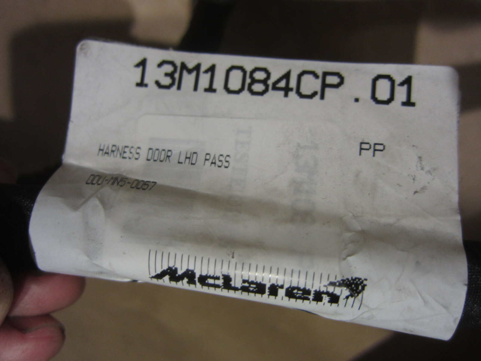McLaren 570S - RH Passenger Door Wire Harness - P/N 13M1084CP