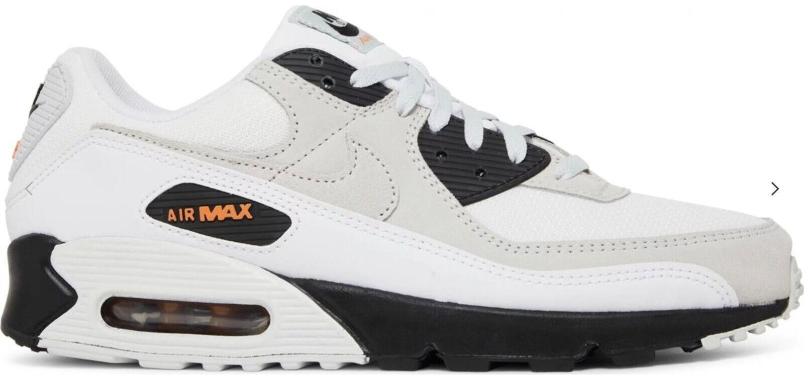 NIKE - 2022 最新作　海外輸入　ナイキ　スコート　hot curry Size 7.5 - Nike Air Max 90 White Black Hot Curry for sale