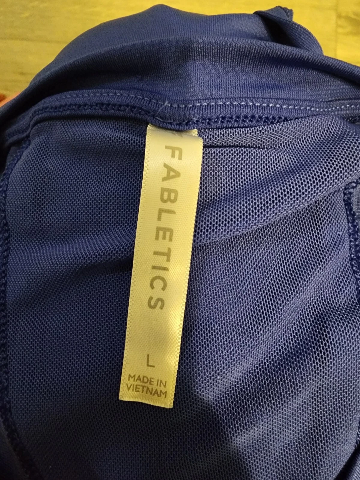 fabletics open back sleeveless shirt