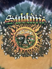 Sublime Band T-Shirt Double Sided Graphics Shirt Men's XL