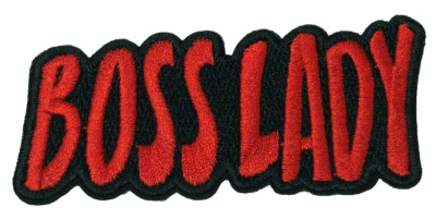 Patch Sew On Take Off Embroidered Clothing Hats Jackets Coat  BOSS LADY NEW A435