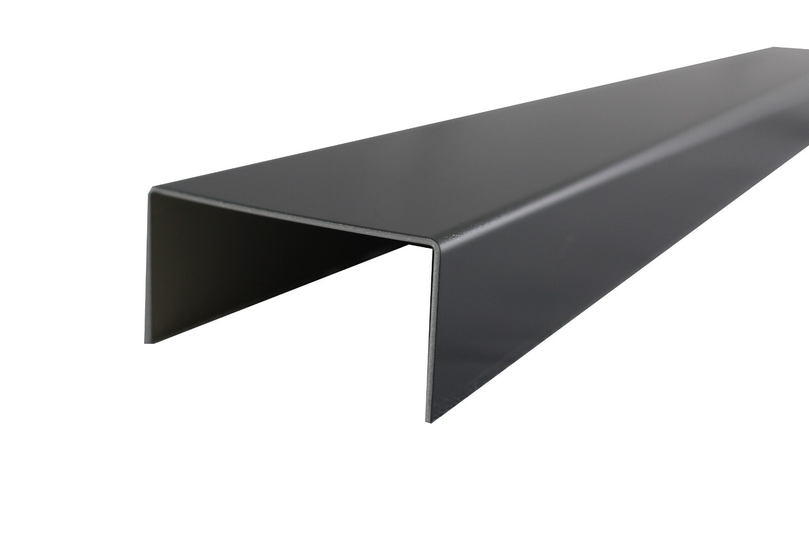 Produktbild von Z-Profil Aus Aluminium 1mm – RAL 9005 Schwarz, Einseitig Schutzfolie, Länge 1/1,5/2m Wählbar
