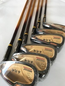 MUTSUMI HONMA MH500X2 Iron Hybrid 6-piece set No.5 ~ PW Gold Black NEW