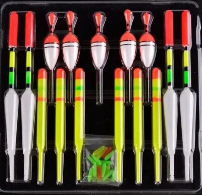 15 Stück Bobber Angeln Angeln Bobber Schwimmer Mehrzweck Angeln Schwimmer (T107)