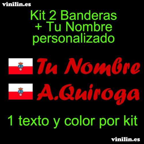 Cantabrian Flag Vinyl Sticker + Custom Name - Picture 9 of 15