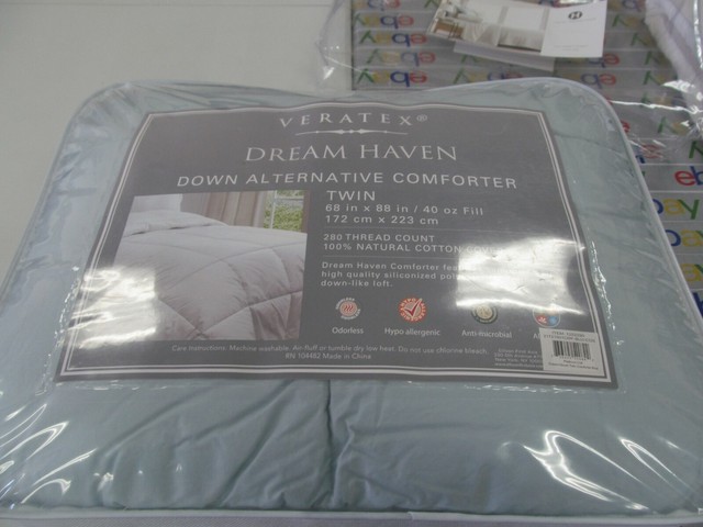 Veratex Dream Haven Down Alternative Comforter Twin 100 Cotton