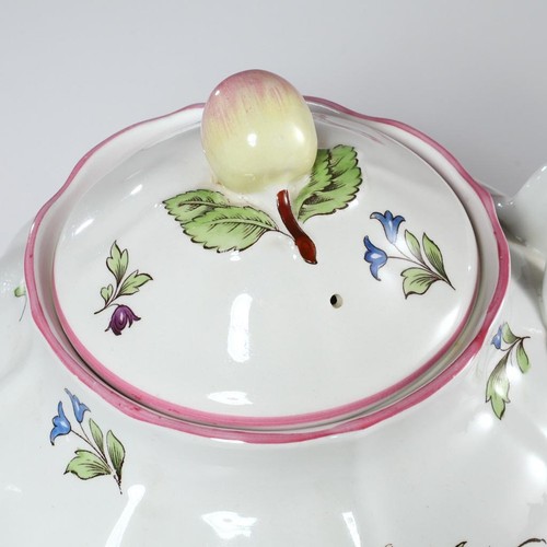 Copeland Spode England Luneville Earthenware Teapot Vintage C 1960s - Picture 2 of 8