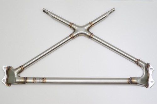 1320 Rear engine bay strut bar for MR2 Sw20 TRD style 304 stainless steel - Picture 2 of 13