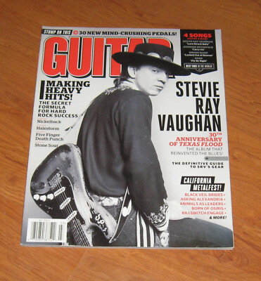 Guitar World 2013 Stevie Ray Vaughan BLACK VEIL BRIDES Peter Frampton LIZZY HALE