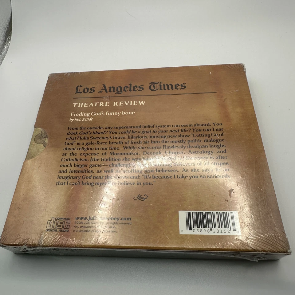 Julia Sweeney Letting Go CD / Book Box Set - Brand New Sealed 2006 - Image 4 of 4