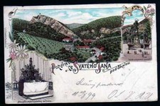 68627 AK Svateho Jana 1899 Blumenbach Kwietna, gelaufen, Büge