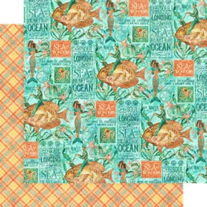 GRAFIEK 45 "VOYAGE BENEATH THE SEA" 8X8 PAPIERPAKKET OCEAN STEAMPUNK SCRAPJACK'S - Afbeelding 7 van 9