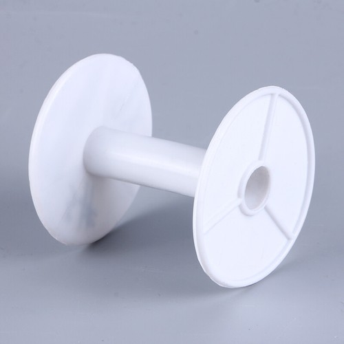 5PCS Empty Plastic Wire Spools Bobbins ROUND ENDS for various Size Cord Ribbon - Picture 2 of 2