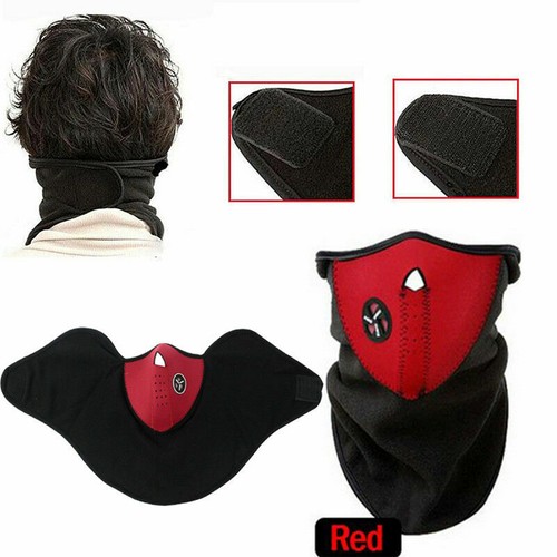 Winter Warmer Skiing Half Face Mack Thermal Fleece Balaclava Neoprene Neck Scarf - Picture 15 of 15