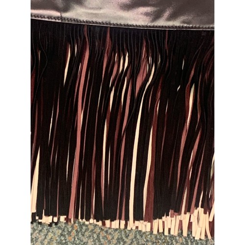 Sam Edelman Fifi Clutch with suede leather long heavy fringe! Gorgeous! - Picture 6 of 6
