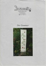 Der Stickspatz:  Der Sommer / Kreuzstich * Fremme * Vorlage