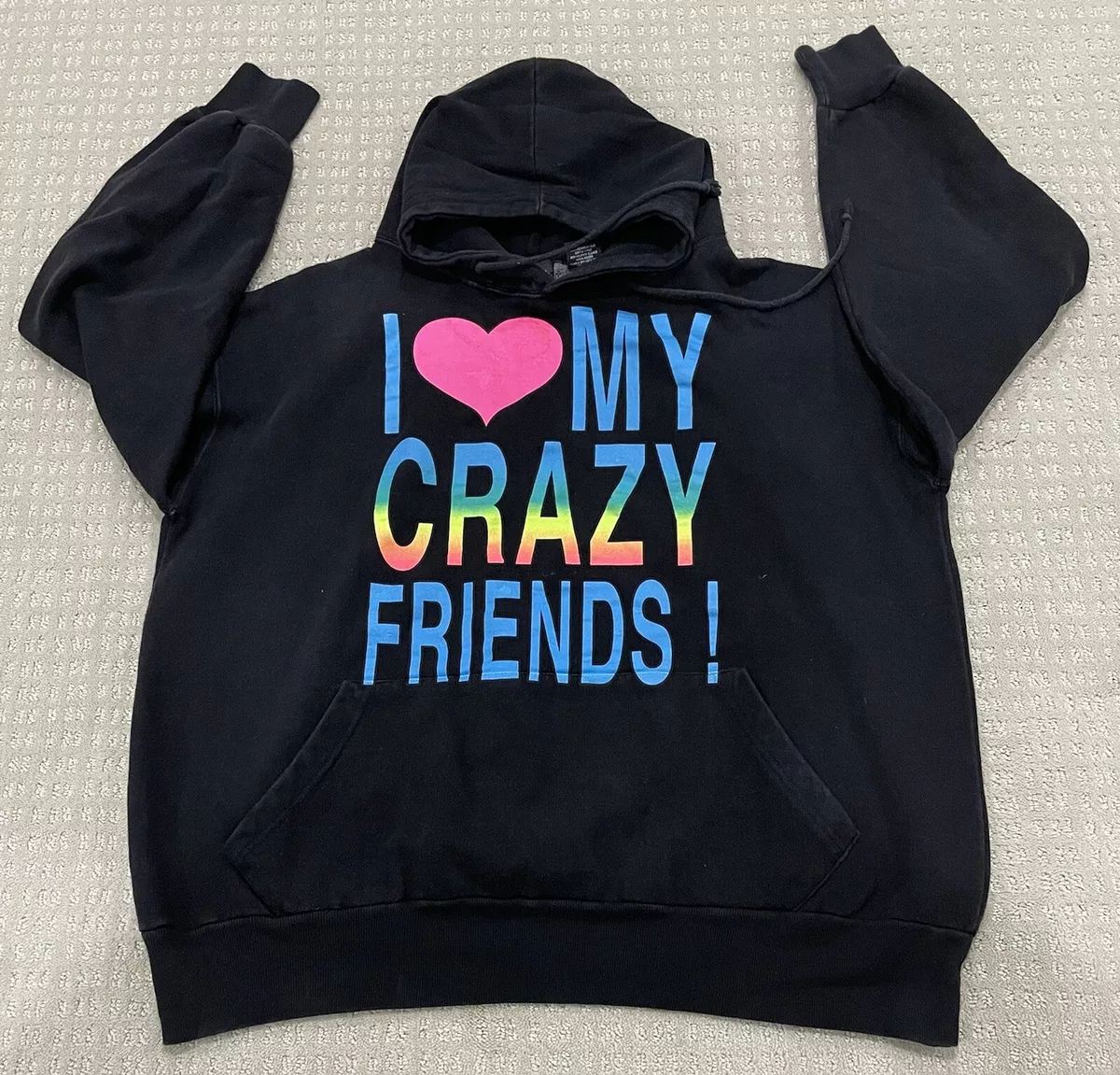 Friends hoodie hotsell ebay