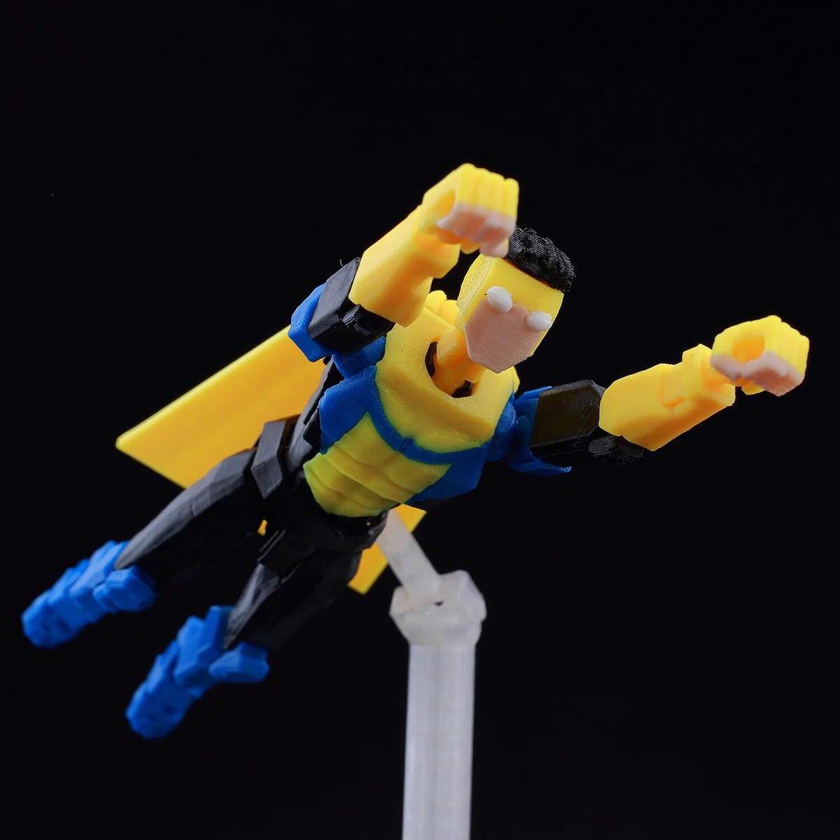 9L3D Lucky 13 Invincible Boy Action Figure, 3D Printed Anime Model