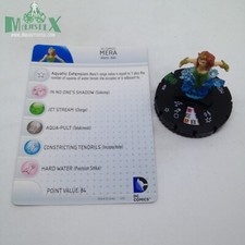 Heroclix Justice League: Trinity War set Mera 028 Uncommon figure w/card 