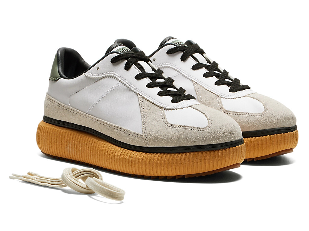 靴 DELECITY Onitsuka Tiger DELECITY 1183B874 103 WHITE LICHEN GREEN