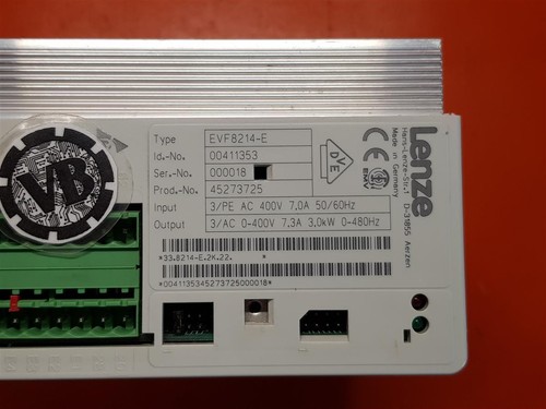 LENZE EVF8214-E / 33.8214_E.2K.22 Id 00411353/Frequency Converter - 3.0 Kw - Picture 4 of 4