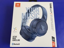 New Jbl Tune 660nc Active Noise Cancelling Bluetooth Headphones - Blue