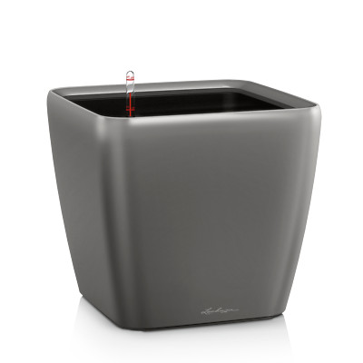 LECHUZA QUADRO Premium LS 35 Komplettset anthrazit metallic