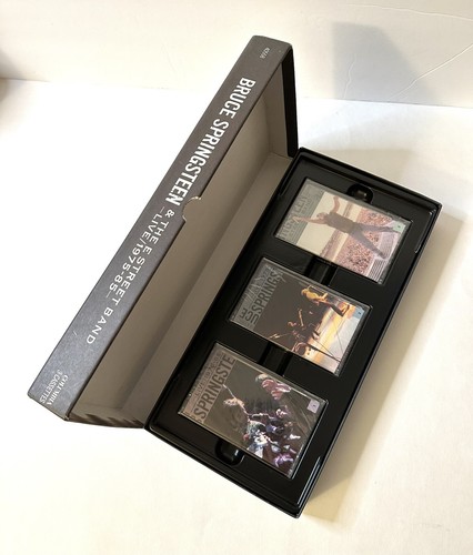 RARE -New! 12”x6” Bruce Springsteen LIVE 1975-85 Cassette Box Set Columbia 40558 - Picture 2 of 12