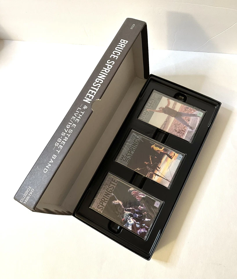 RARE -New! 12”x6” Bruce Springsteen LIVE 1975-85 Cassette Box Set Columbia 40558 - Image 2 of 4