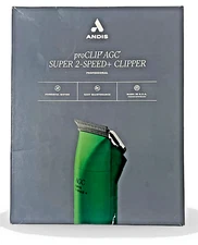 New Andis ProClip AGC Super 2-Speed+ Detachable Blade Clipper Dog Pet Green