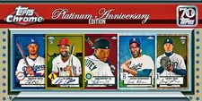 2021 Topps Chrome Platinum 70th Anniversary Complete Your Set Base & Refractors