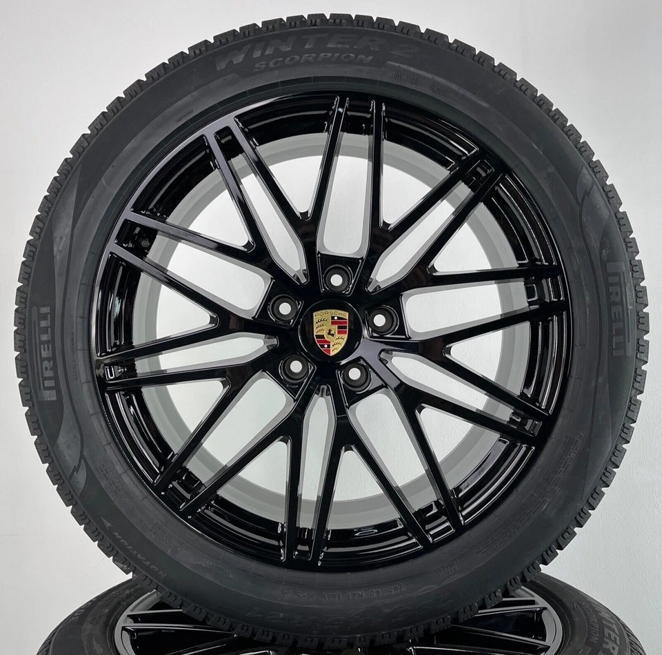 Porsche Cayenne Coupe 9Y3 II 21 Zoll Felgen RS Spyder Winterreifen NEU schwarz # - Bild 2 von 4