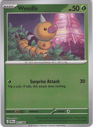 Weedle 001/086 Chaos Rising Reverse Holo Common