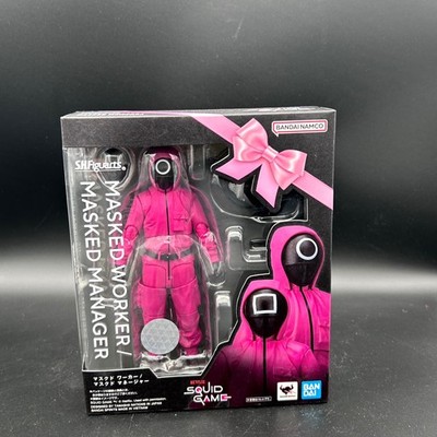 S.H.Figuarts Squid Game Masked Worker Manager Figure - NEW Sealed US Seller