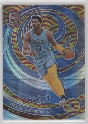 2022-23 Panini Spectra Asia Red & Yellow Prizm 27/75 Jaren Jackson Jr #102 yf4