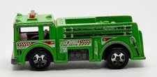 Mattel Hot Wheels 1976 Vintage Green Fire Eater Fire Rescue Race Truck Engine 9
