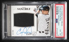 2014 Panini National Treasures 52/99 Yolmer Sanchez Carlos #213 PSA 6 Auto 1c7