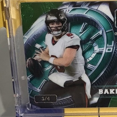 Wild Card 2024 QB1 On the Clock Baker Mayfield #OCW-GN-BM1 /4 Football
