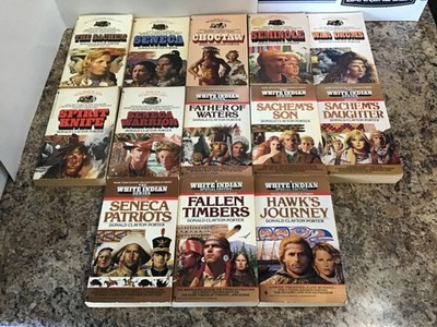 The White Indian Series by Donald Clayton Porter P.B.'s 1981-92 Lot of 13