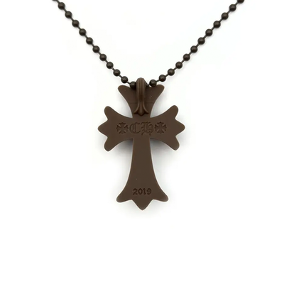 Chrome Hearts Brown Silicone Cross Necklace | eBay Chrome Hearts Brown Silicone Cross Necklace | eBay