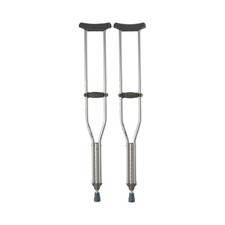 McKesson Aluminum Adult Underarm Crutches 5' 2" to 5' 10" User Ht.
