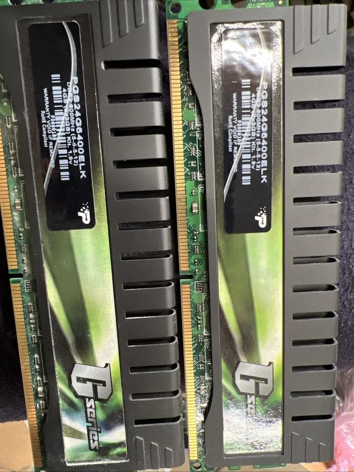 Two- 4GB Kit (2X2GB) Patriot G-Series PGS24G6400ELK 2GB DDR2 Desktop RAM Memory - Image 2 of 2