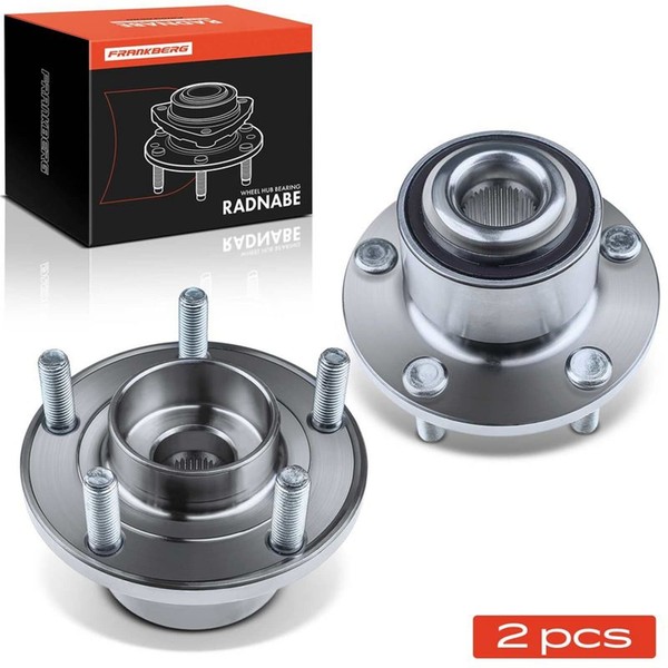 Frankberg 2X Radlagersatz Mit ABS-RING Vorne Passend FüR Ford C-MAX Focus | 5481-image