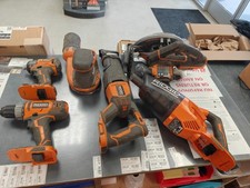 (6) RIDGID 18Volt Tools Lot R8652 R860902 R8641 R8606 R860052 DRILL SAW IMPACT