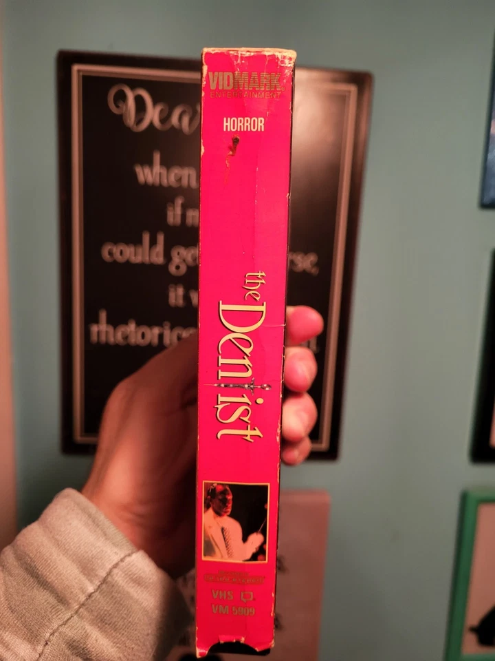 The Dentist  VHS (1996) Vidmark Entertainment Rare Red Box Edition (HTF OOP)  - Image 3 of 4