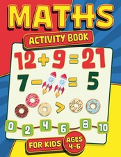 RR Publishing Maths Activity Book for Kids Ages 4-6 Paperback  UK IMPORT 